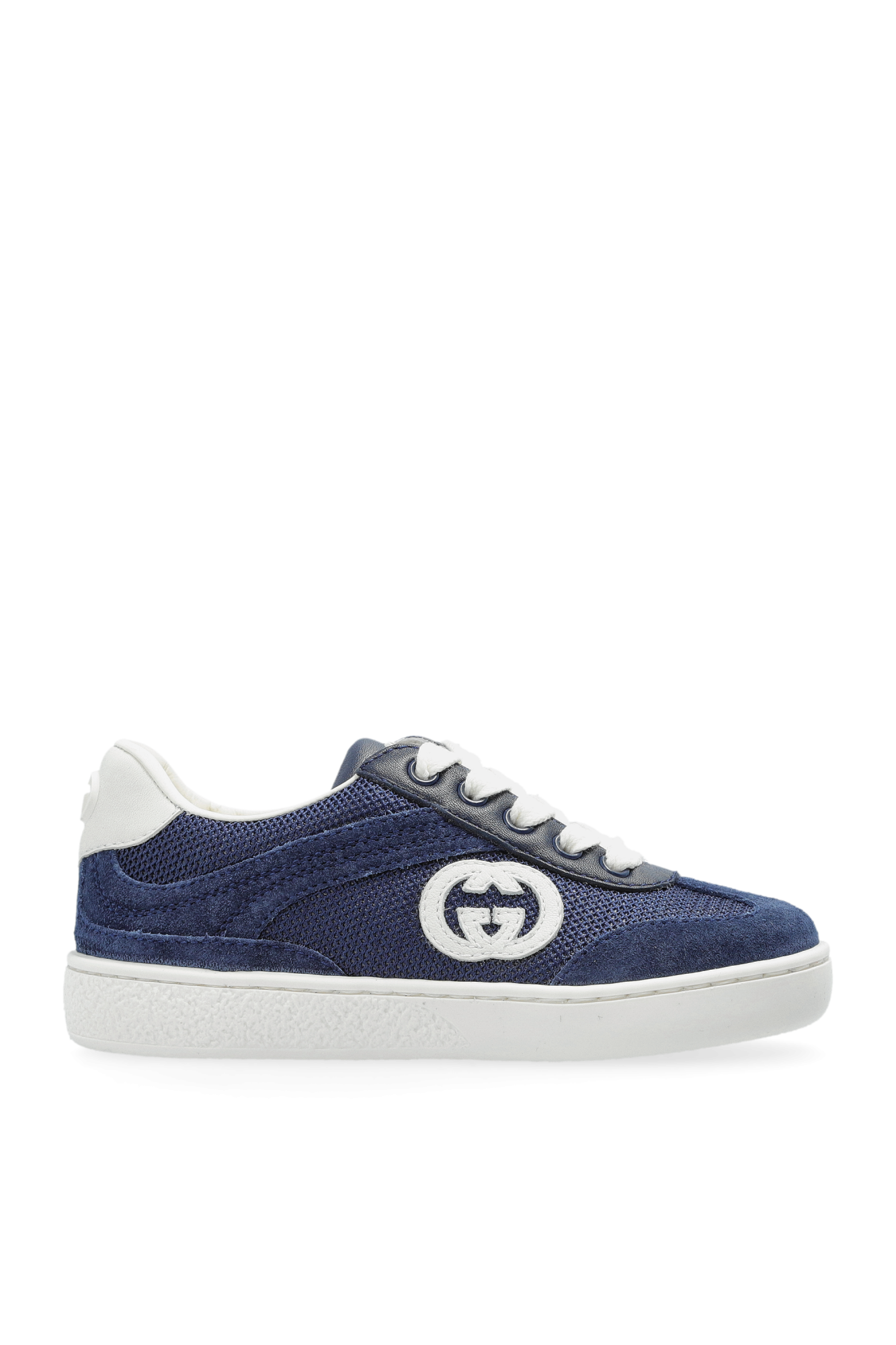 GUCCI CHILDREN ネイビーキャンバス テニス スニーカー 13.5 グッチ GUCCI 606111 HVK20 スニーカー メンズ シューズ テニス